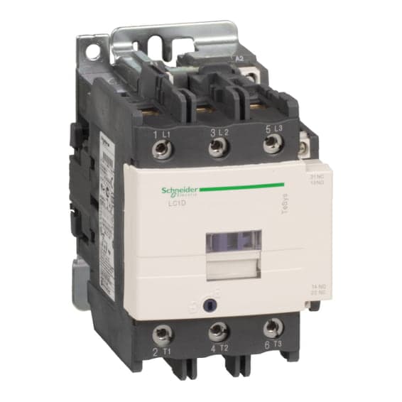 Contactor SCHNEIDER LC1D95R7 · 3P 95A AC3 bob 440VAC 1NA+1NC Tesys D