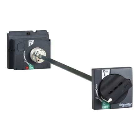 Mando rotativo prolongado SCHNEIDER LV429338 · negro para interruptor aut nsx 100/160/250