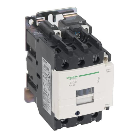 Contactor SCHNEIDER LC1D65M7 · 3P 65A AC3 bob 220VAC 1NA+1NC Tesys D