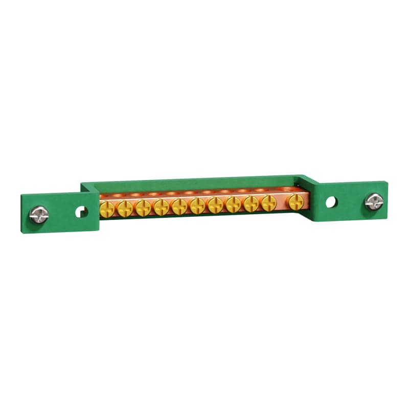 Barra tierra SCHNEIDER EZ9E33B11E · 11 term /tablero 24/36 y 48 polos