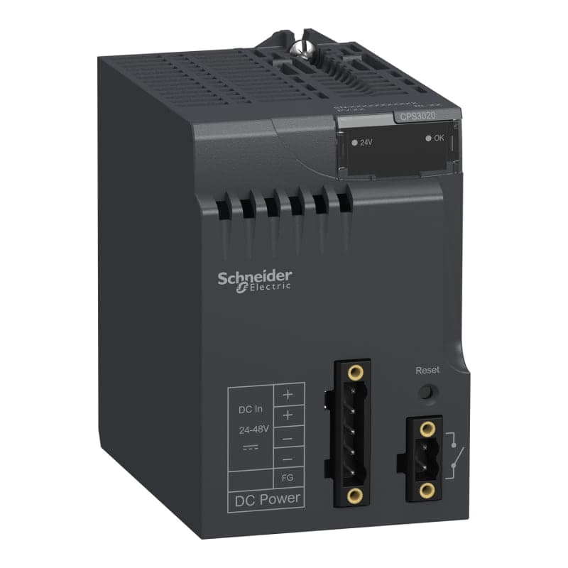 Fuente de alimentación SCHNEIDER BMXCPS3020 · M580/M340, potencia: 31.2W, entrada: 24-48VDC