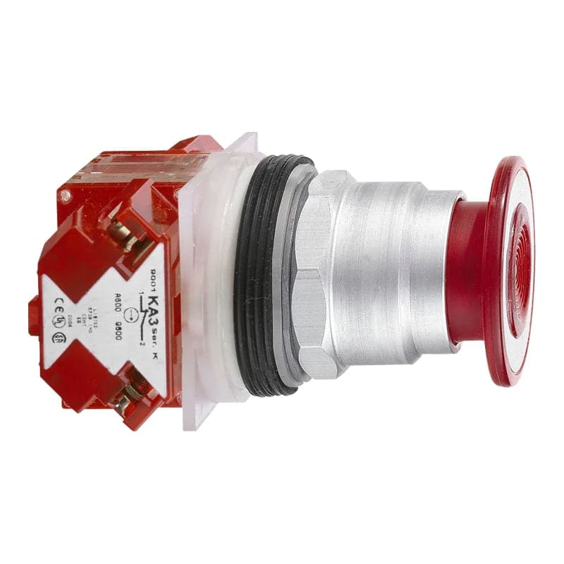 Seta emergencia PULS-TIR SCHNEIDER 9001KR9RH6 · 2POS 41mm NC rojo