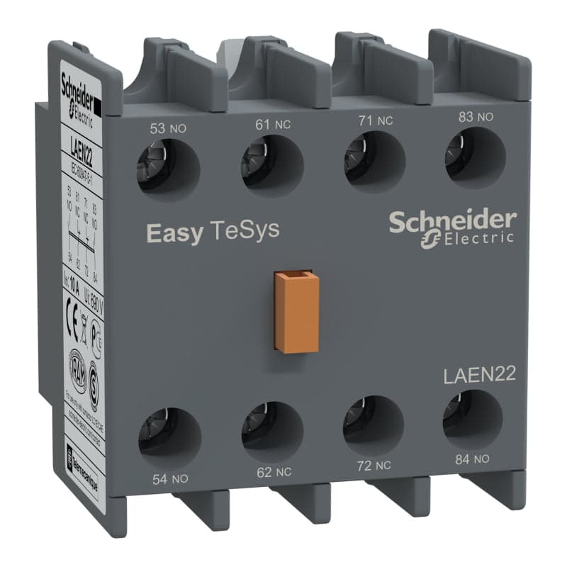 Bloque SCHNEIDER LAEN22 · contactoAUX.LAT.NA+NC GZ1E