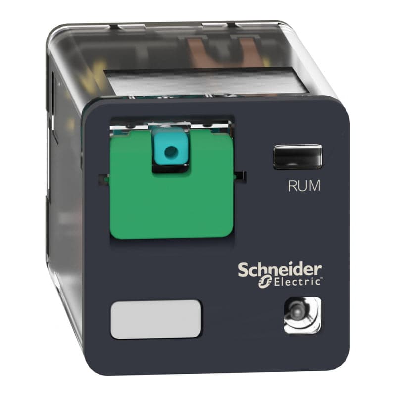 Relé enchufable SCHNEIDER RUMC32BD · 11 pines con LED 24VDC 10A 3Nanc Zelio