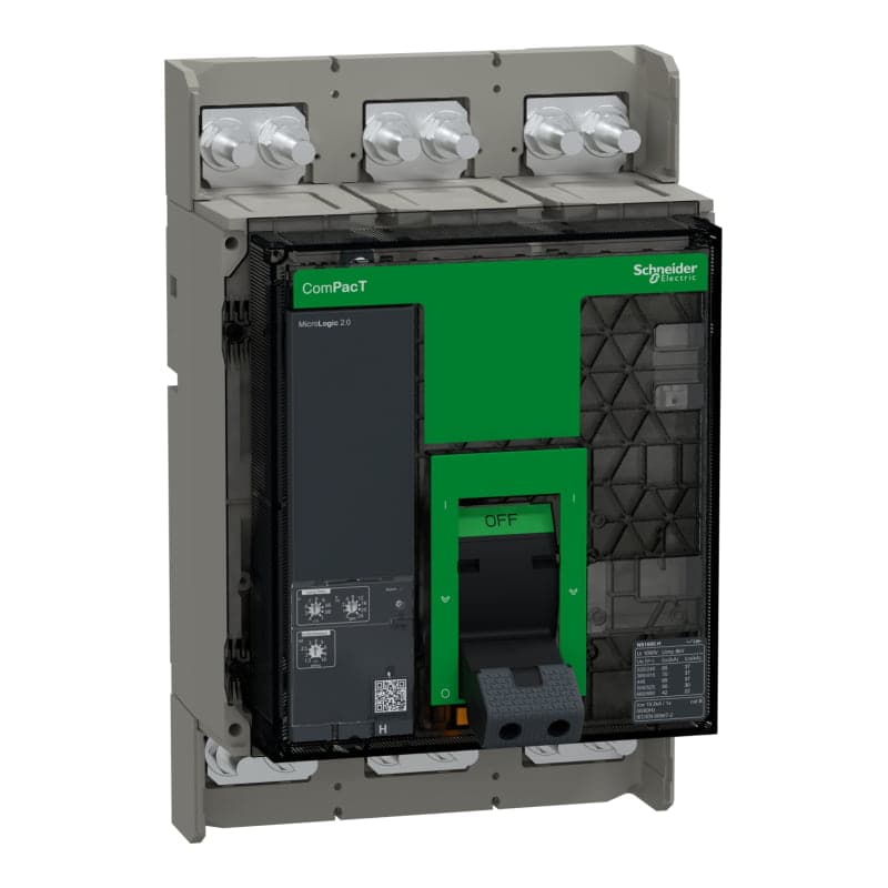 Interruptor automático regulable SCHNEIDER C160H320FM · NS1600H micrologic 2.0 3x640-1600A,220V(85kA)/380V(70kA)/440V(65kA)