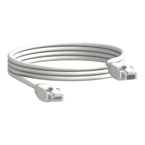 Cable de conexión RJ45/RJ45 SCHNEIDER TRV00820 · macho-macho 2 m, paquete x5