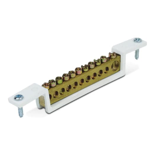 Easy barra conexión Neutro/Tierra para tablero SCHNEIDER EZ9E33B11 · 80A 24-36-48 mod Easy9
