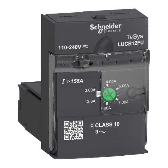 Unidad control avanz SCHNEIDER LUCB12FU · 3F Cl10 3-12A 110-240VAC Tesys