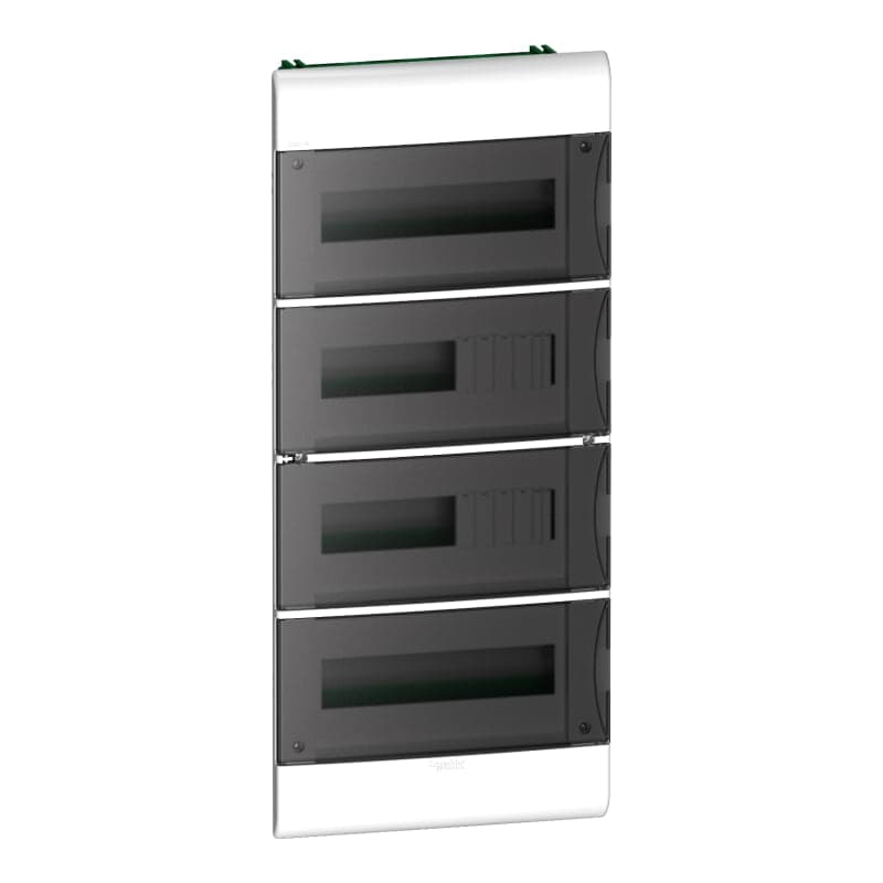 Tablero empotrable plástico SCHNEIDER EZ9E3448 · 48 polos IP40 702X 310X 102mm puerta fume easy