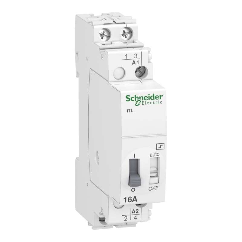 Telerruptor SCHNEIDER A9C30812 · 2P 16A 110VDC/230-240VAC 2NA acti 9