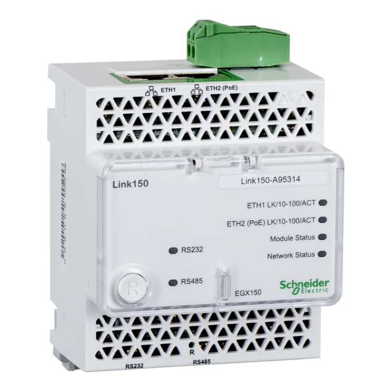 Interfaz comunicación Ethernet/Fieldbus MODBUS SCHNEIDER EGX150 · 24VDC