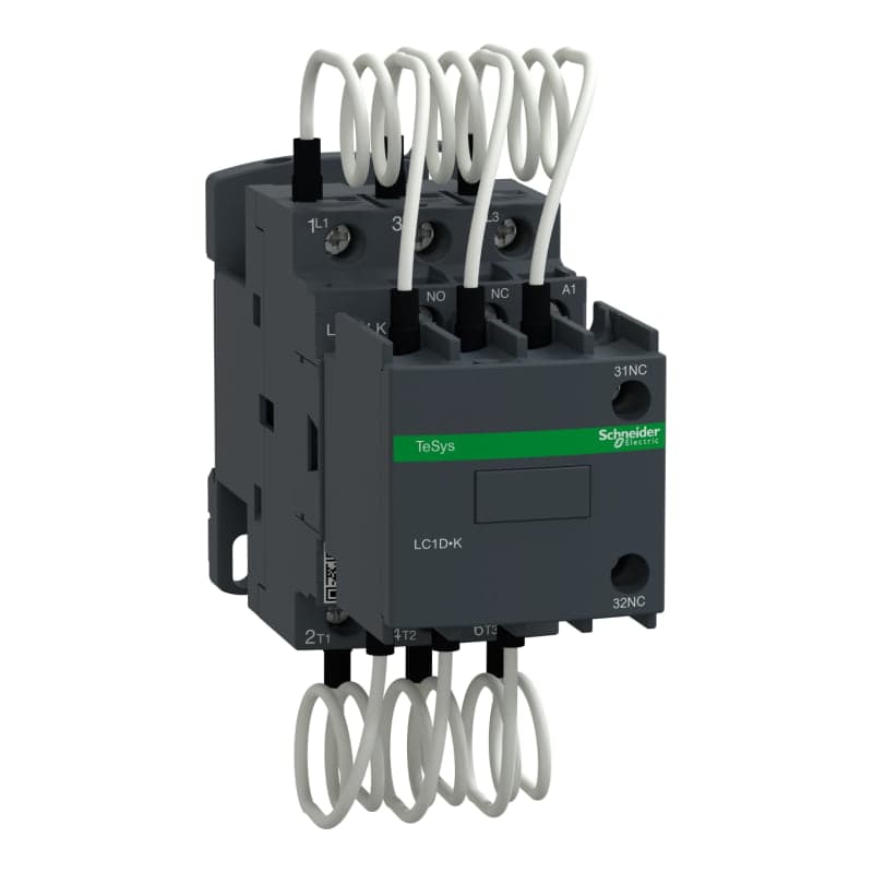 Contactor para condensador SCHNEIDER LC1DLKM7 · 3P 11/20/21/33kvar 230/415/440/690V bobina 220V