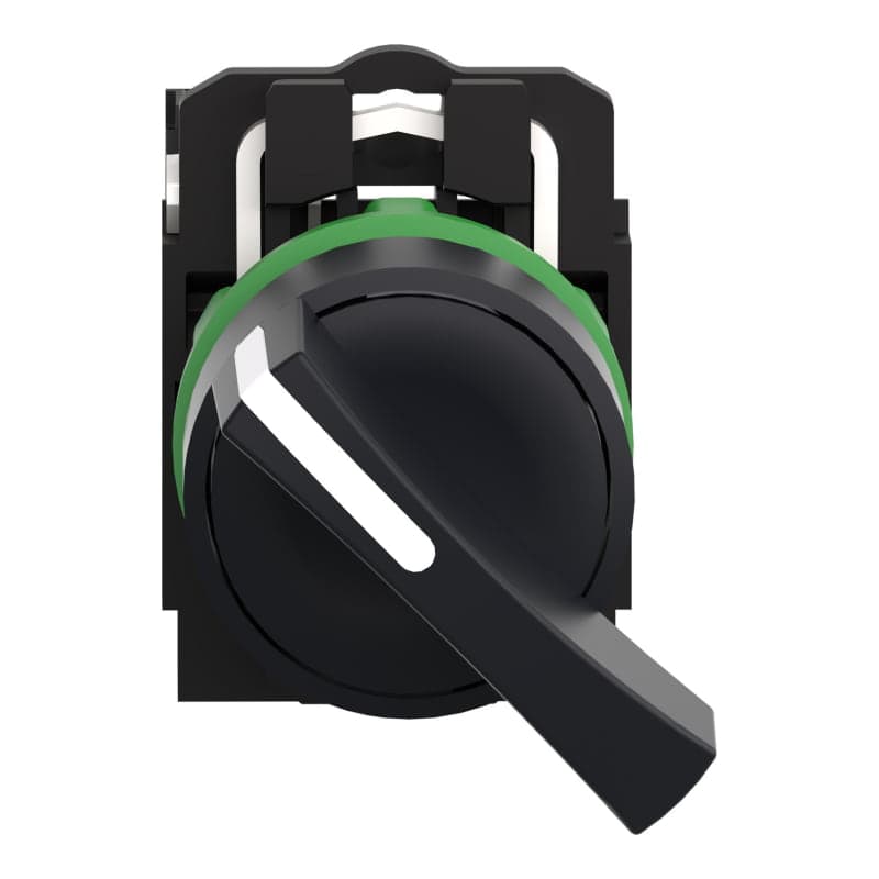 Selector maneta larga SCHNEIDER XB5AJ21 · 2Posic plast negro Ø22mm 1NA Harmony