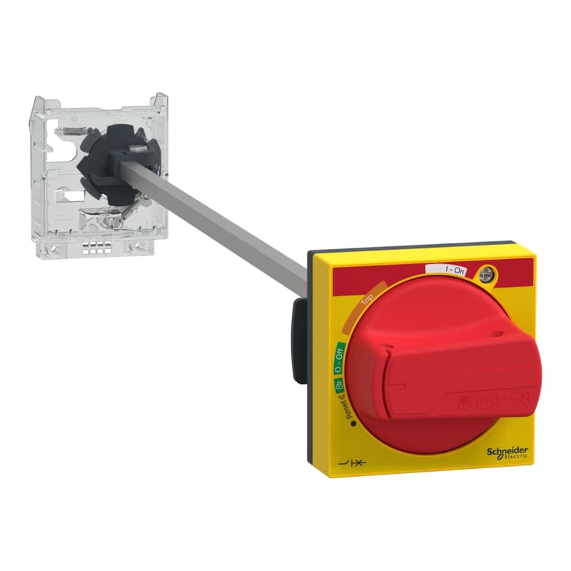 Mando rotativo SCHNEIDER GV2APN02 · Rojo/Amarillo 1-3 candados para interruptor aut Gv2