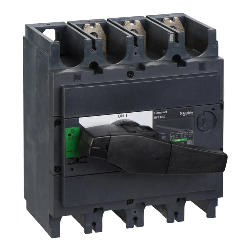 Seccionador COMPACT SCHNEIDER 31114 · INS630, 3x630A, maneta negra