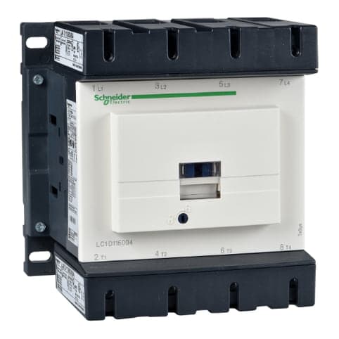 Contactor SCHNEIDER LC1D115004M7 · 4P 200A AC1 bob 220VAC 1NA +1NC Tesys D