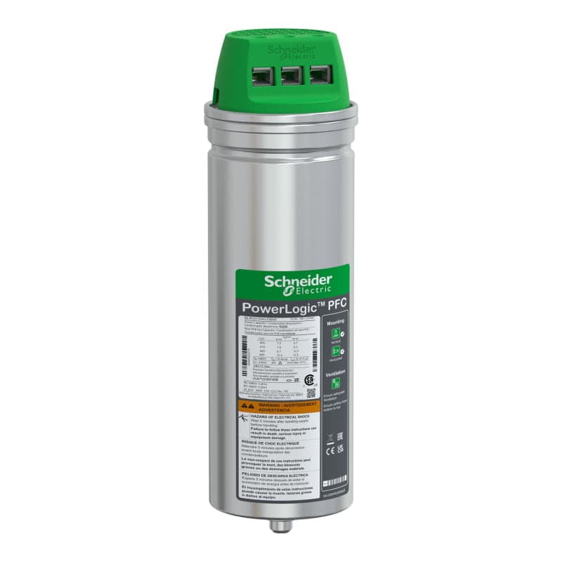 Condensador de potencia trifásico SCHNEIDER BLRCH104A125B48 · 12.5kvar 480VAC varplus can