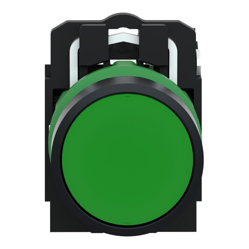 Pulsador rasante plástico SCHNEIDER XB5AA31 · verde Ø22mm 1NA Harmony