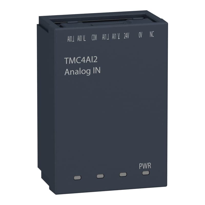 Cartucho extension para PLC SCHNEIDER TMC4AI2 · M241, 2 ent. analogicas