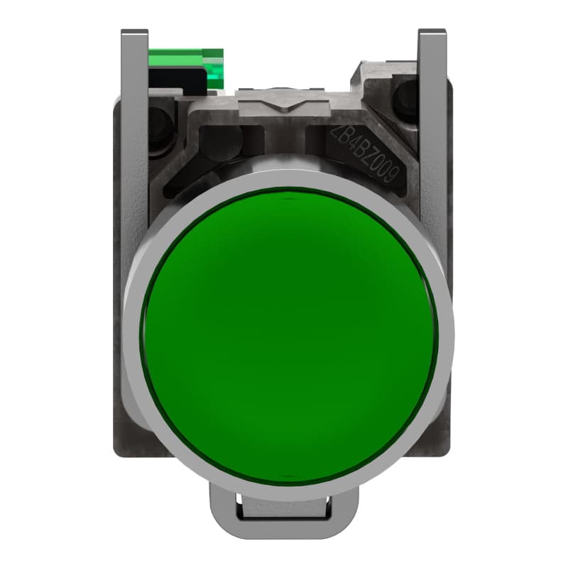 Pulsador inalámbrico rasante transmisor con retención metal SCHNEIDER ZB4RTA3 · verde 22mm 1Nanc Harmony