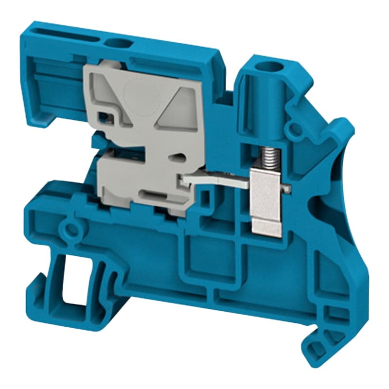 Imagen referencial de la serie: Bornera conexión neutro SCHNEIDER NSYTRV42NE · azul 4mm² Linergy