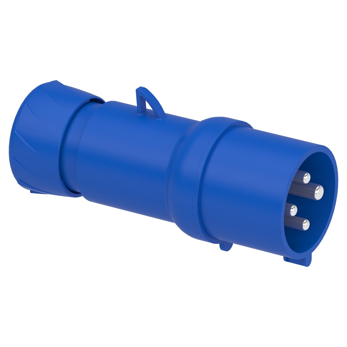 Enchufe industrial aéreo SCHNEIDER PKX32M424 · 3P+T 32A 200/250VAC azul 9H IP44