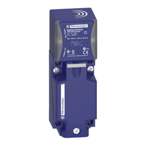 Sensor inductivo empotrable plástico SCHNEIDER XS8C4A1PCG13 · 4H 1NA+Nc PNP 12-48VDC Sn20mm