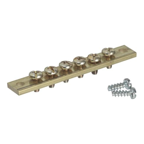 Easy barra conexión Neutro/Tierra para tablero SCHNEIDER EZ9E33B06 · 63A 8 mod Easy9