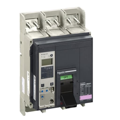 Interruptor automático tripolar Compact SCHNEIDER ZP0NS08N3M20FIEM7 · 320-800A Ns800H Micrologic 5.0