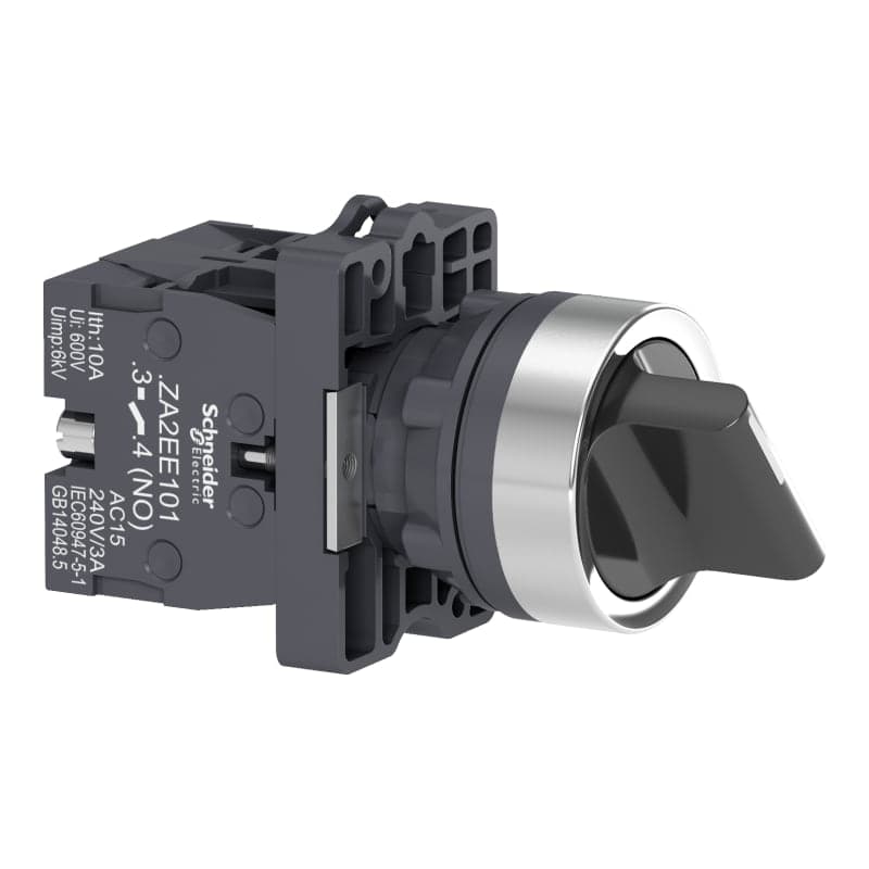 Selector SCHNEIDER XA2ED33 · 3 posiciones mango estándar fijas 2NA 1-0-2 22mm Easy XA2