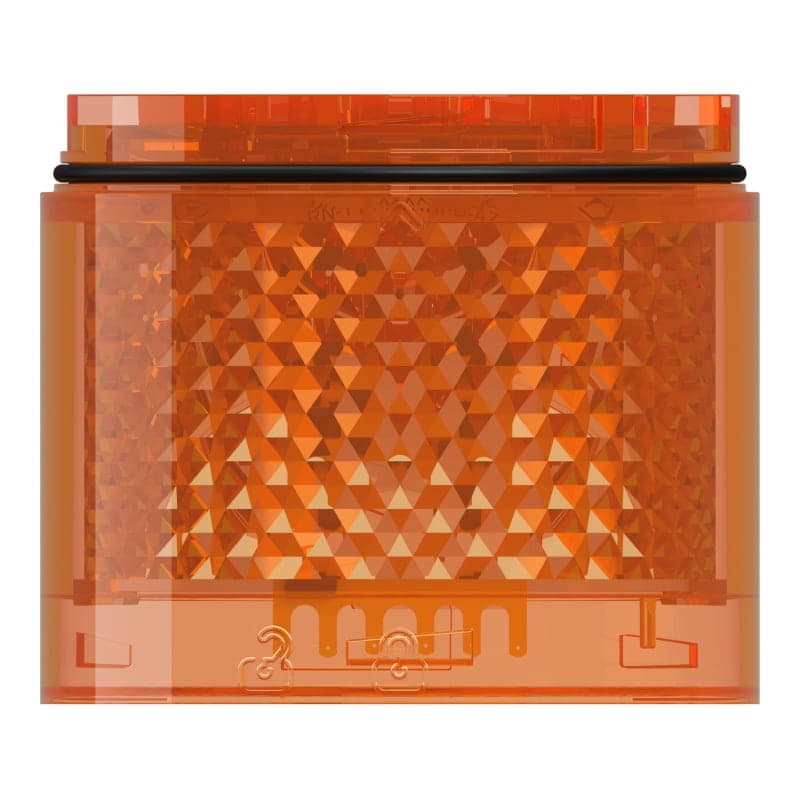 Imagen referencial de la serie: Unidad luminosa SCHNEIDER XVB7C55 · HARMONY XVB7, naranja, Ø70mm, intermitente, lente de color
