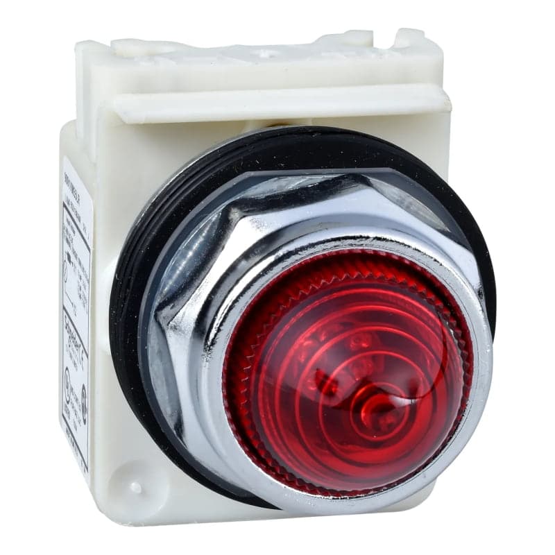 Piloto luminoso con LED SCHNEIDER 9001KP38LRR9 · rojo 120V 30mm