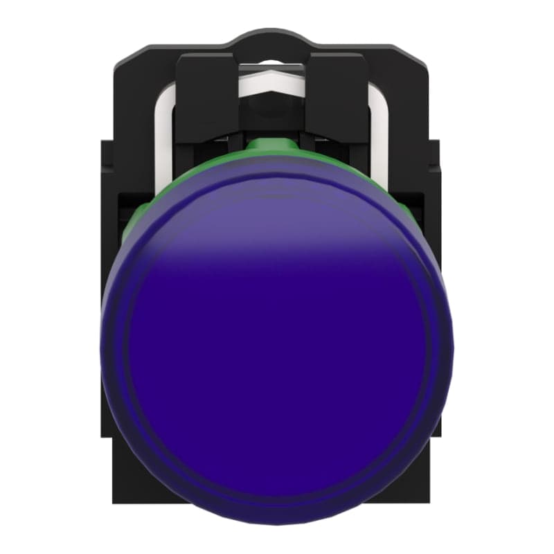 Imagen referencial de la serie: Piloto de señalización plástico SCHNEIDER XB5AVB6 · color azul Ø 22mm 24VAC/Dc Harmony