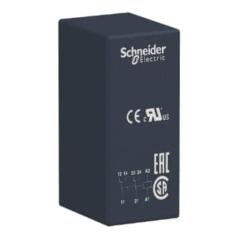 Relé interfase enchufable SCHNEIDER RSB2A080M7 · 220VAC 8A 2Nanc Zelio