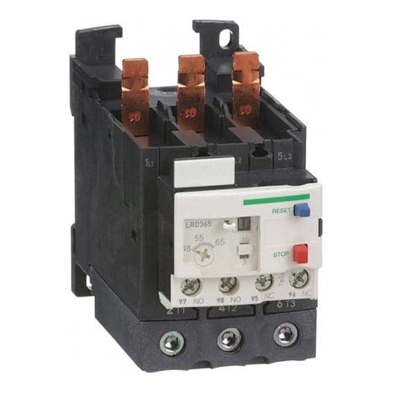 Relé térmico SCHNEIDER LRD365C · 48-65A 1NA+1NC Tesys para contactor everlink