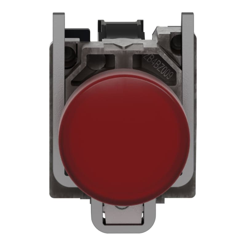 Piloto de señalización metal SCHNEIDER XB4BVM4 · color rojo Ø 22mm 220VAC Harmony