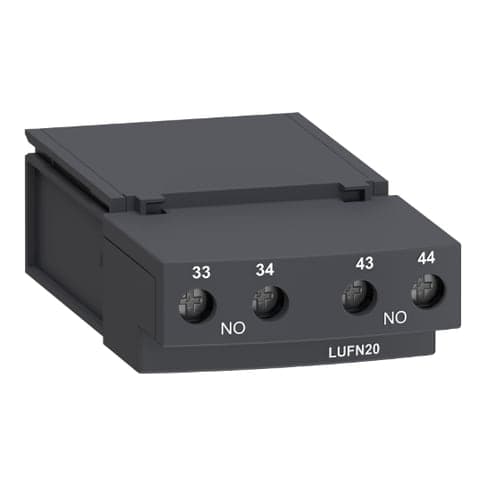Bloque contacto auxiliar SCHNEIDER LUFN20 · 2NA para contactor potencia