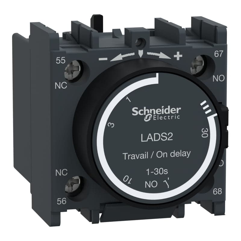 Bloque SCHNEIDER LADS2 · temp. 0.1-30 S 1NA+1NC