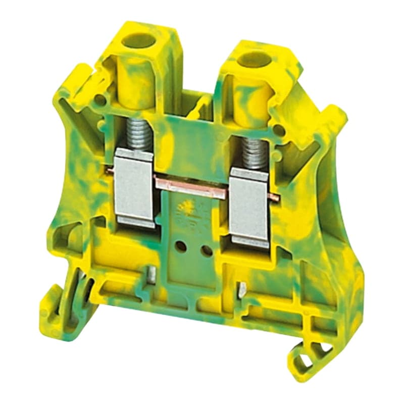 Bornera tierra T/RIEL SCHNEIDER NSYTRV62PE · AMARILLO/VERDE 6mm²