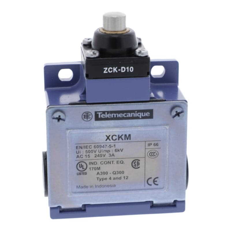 Int de posición pulsador metálico osisense SCHNEIDER XCKM110 · 1NA + 1NC