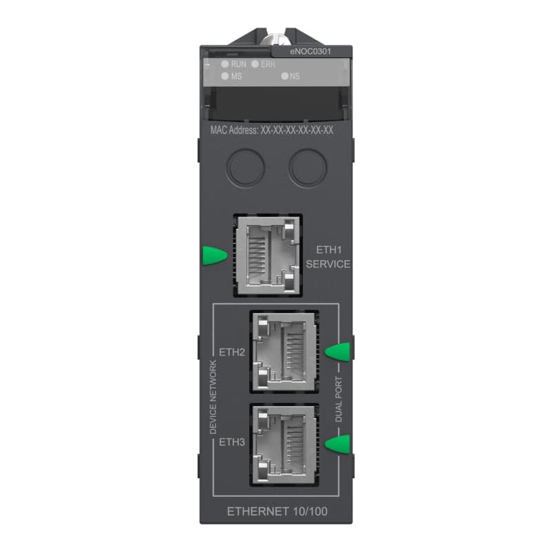 Módulo SCHNEIDER BMENOC0301 · M580, comunicación ETHERNET - 3 puertos, admin