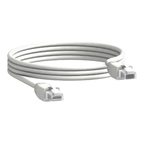 Cable de conexión RJ45/RJ45 SCHNEIDER TRV00830 · macho-macho 3 m, paquete x5