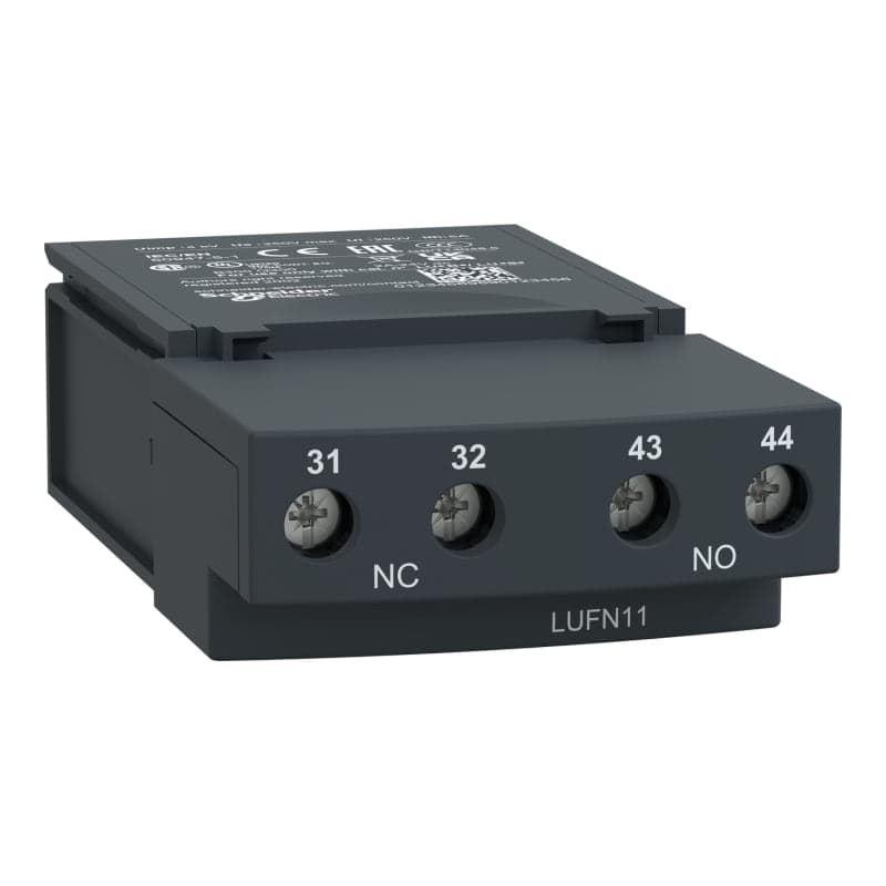 Contacto auxiliar SCHNEIDER LUFN11 · 1NA+1NC Tesys