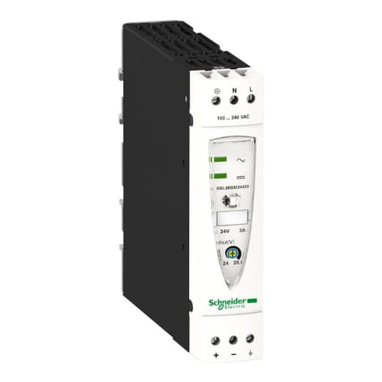 Fuente de alimentación SCHNEIDER ABL8REM24030 · 3.0A 72W phaseo Ent/100-240VAC 110-220VDC Sal/24VDC