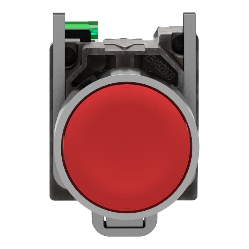Pulsador inalámbrico rasante transmisor con retención metal SCHNEIDER ZB4RTA4 · rojo 22mm Harmony