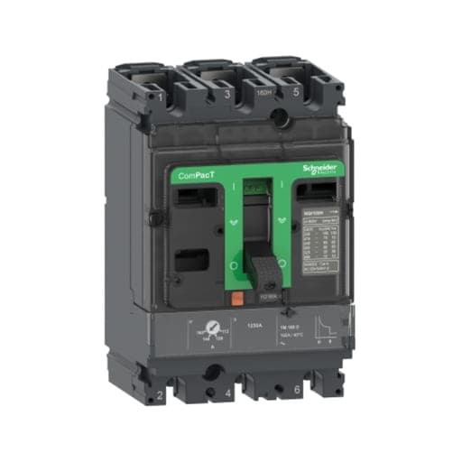 Interruptor de caja moldeada SCHNEIDER C10F3TM063 · 3P regulable 44.1-63A 85/220V 36/380V 3