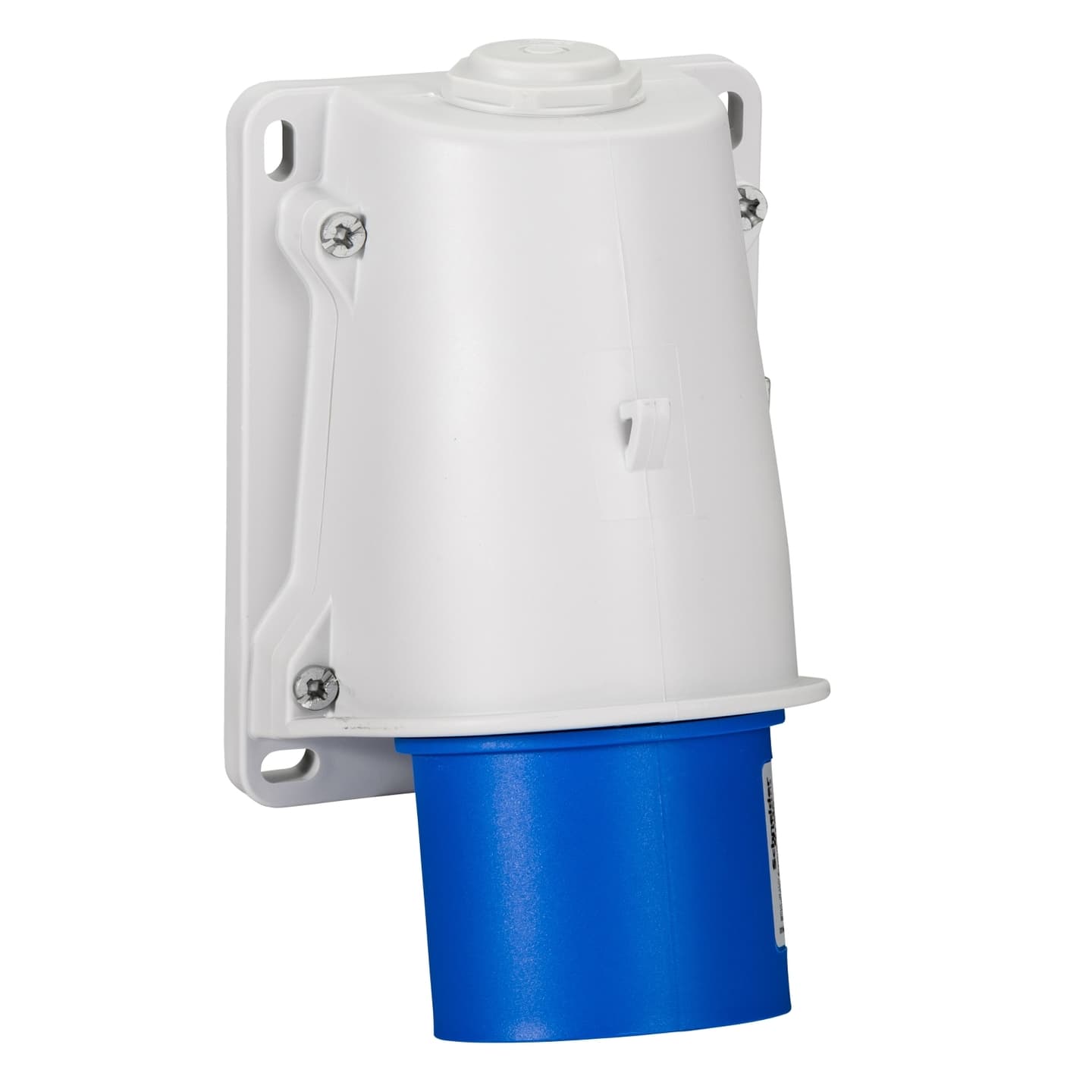 Enchufe industrial adosable SCHNEIDER PKE32W424 · 3P+T 32A 200/250VAC azul 9H IP44