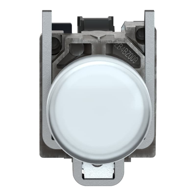 Imagen referencial de la serie: Piloto de señalización metal SCHNEIDER XB4BVG1 · color blanco Ø 22mm 120VAC Harmony