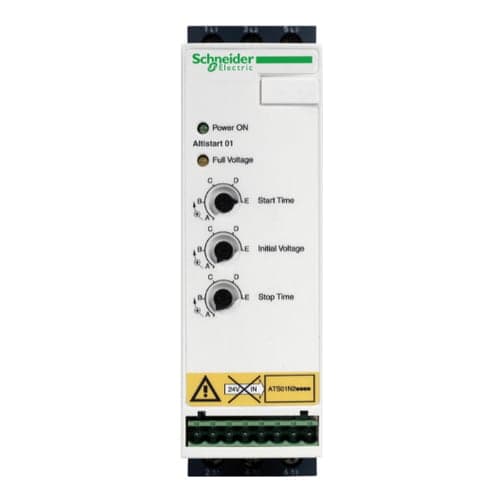 Arrancador suave SCHNEIDER ATS01N232RT · 440VAC 15HP 22A