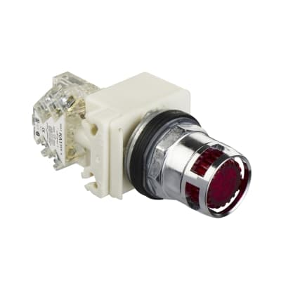 Pulsador luminoso SCHNEIDER · rojo 220VAC NEMA (SCHNEIDER-PULSADOR-LUMINOSO-ROJO-220VAC)